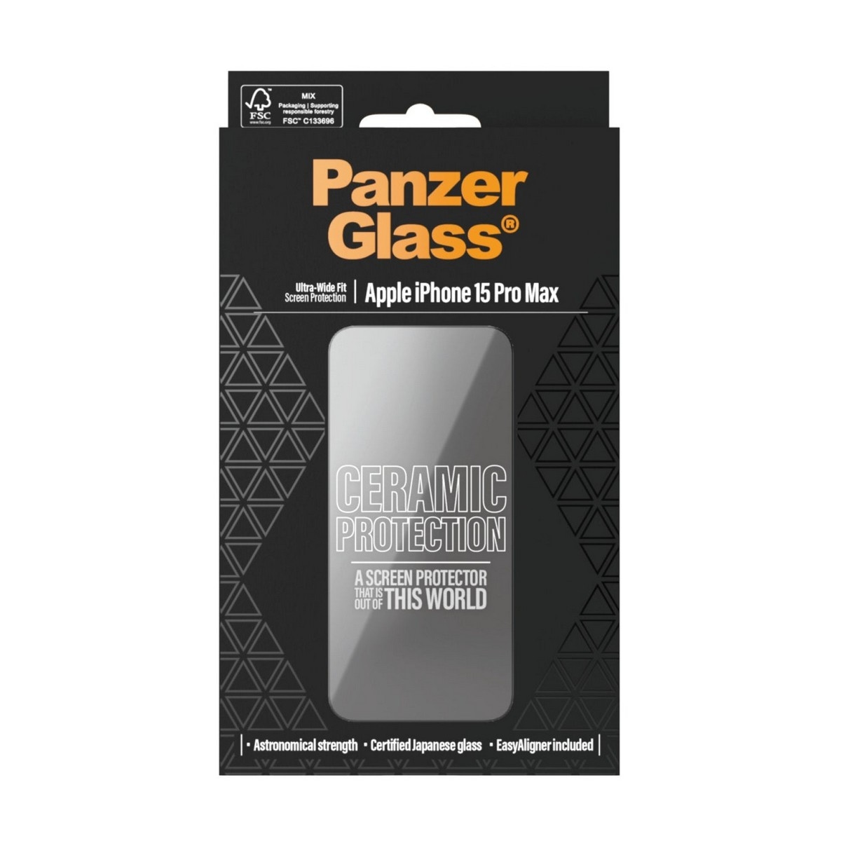 PanzerGlass Ultra-Wide Fit Ceramic Screen Protector with EasyAligner