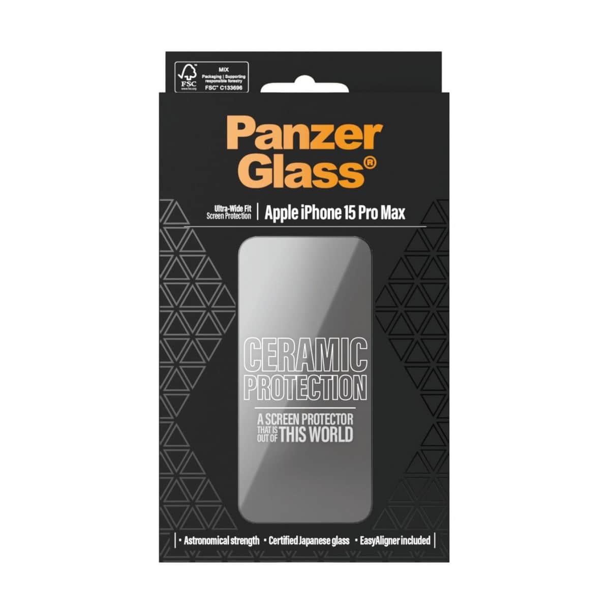 PanzerGlass Ultra-Wide Fit Ceramic Screen Protector with EasyAligner