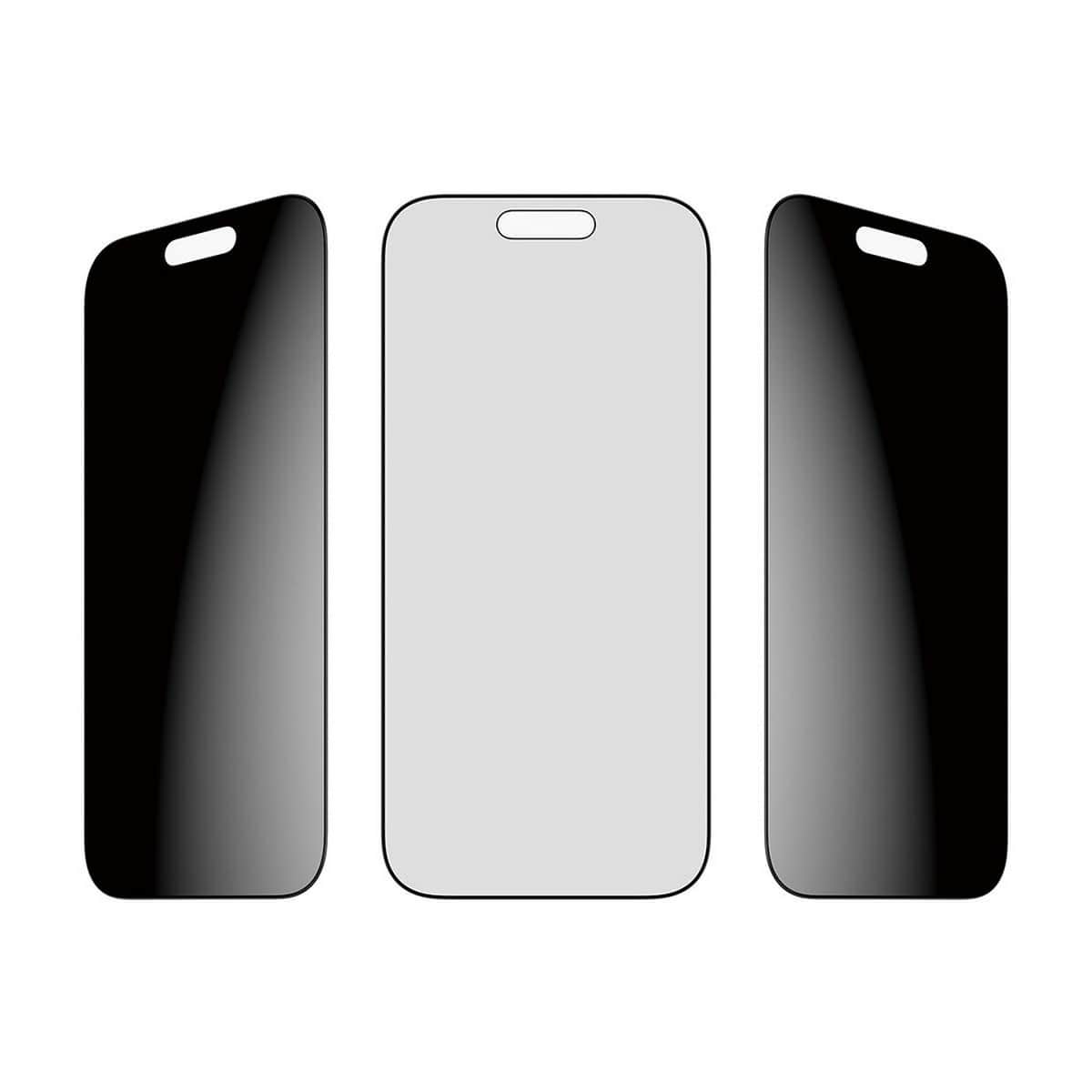 PanzerGlass Ultra-Wide Fit Fastfit Privacy Screen Protector with Black Frame