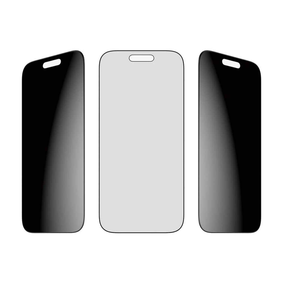 PanzerGlass Ultra-Wide Fit Fastfit Privacy Screen Protector with Black Frame