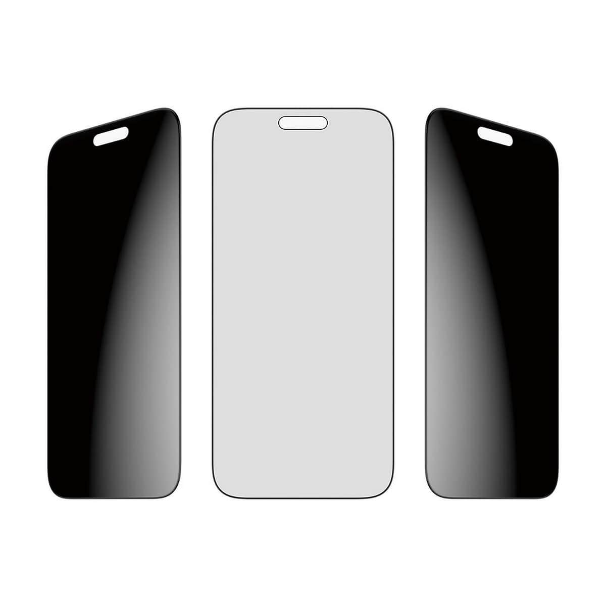 PanzerGlass Ultra-Wide Fit Fastfit Privacy Screen Protector with Black Frame