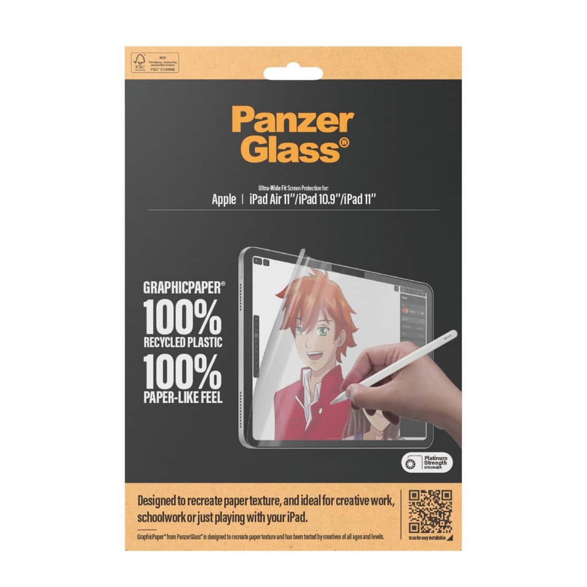PanzerGlass Ultra-Wide Fit Graphic Paper Screen Protector