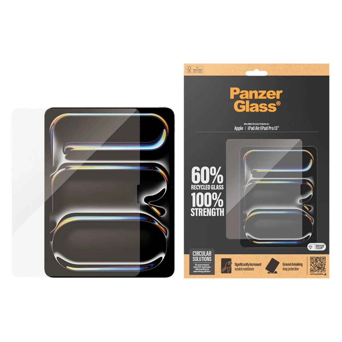 PanzerGlass Ultra-Wide Fit Screen Protector for iPad Air 12.9" (2024)/iPad Pro 12.9" (2024)