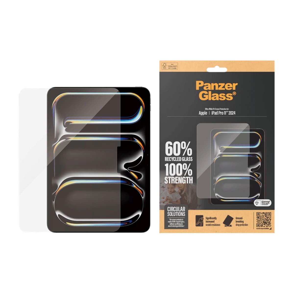 PanzerGlass Ultra-Wide Fit Screen Protector for iPad Pro 11" (2024)