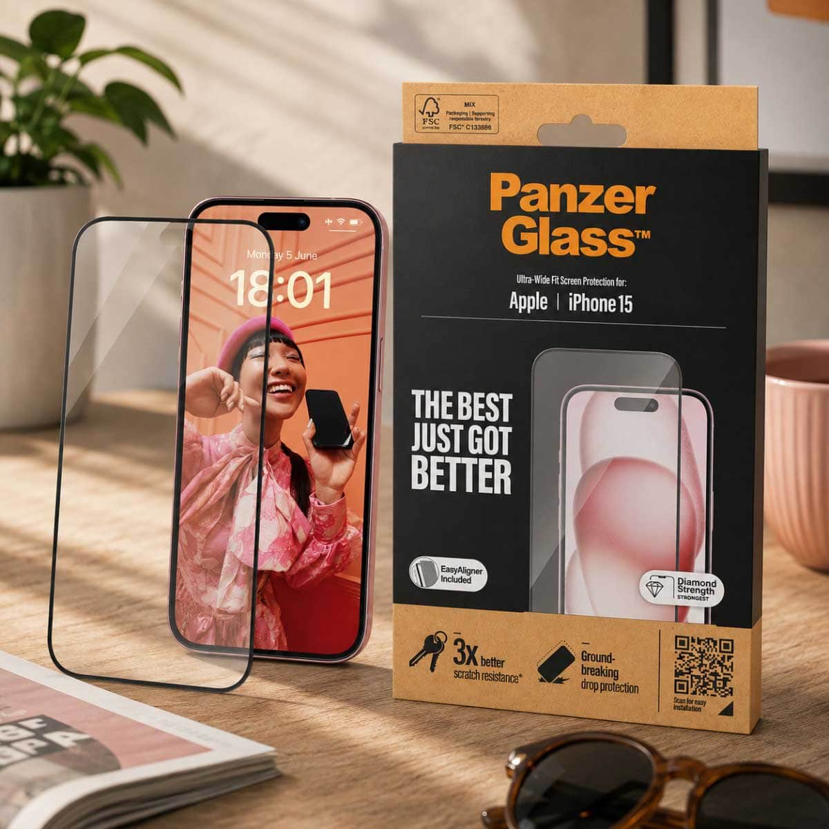 PanzerGlass Ultra-Wide Fit Screen Protector