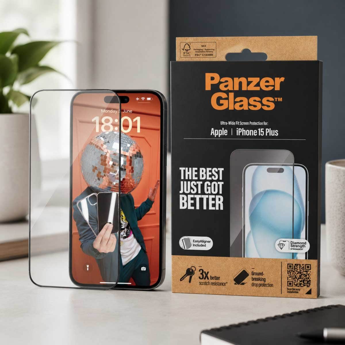 PanzerGlass Ultra-Wide Fit Screen Protector