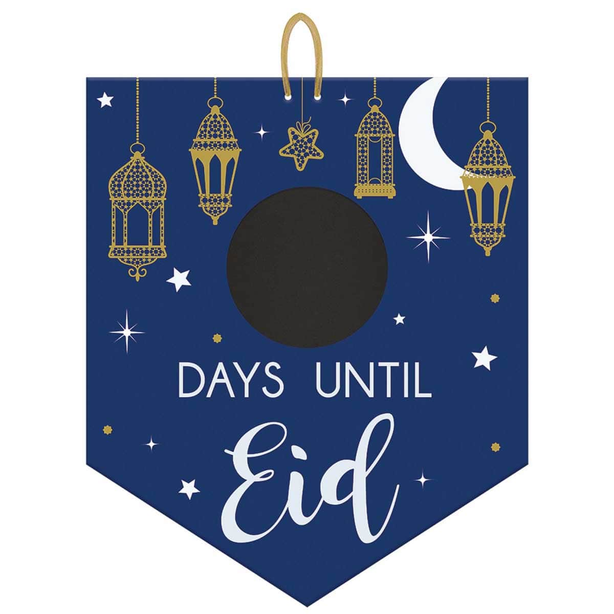 Party Centre Eid Celebration Countdown Chalkboard Sign