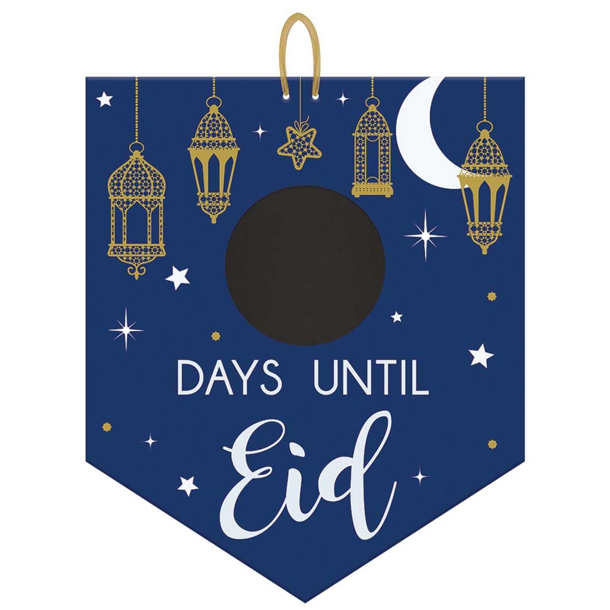 Party Centre Eid Celebration Countdown Chalkboard Sign