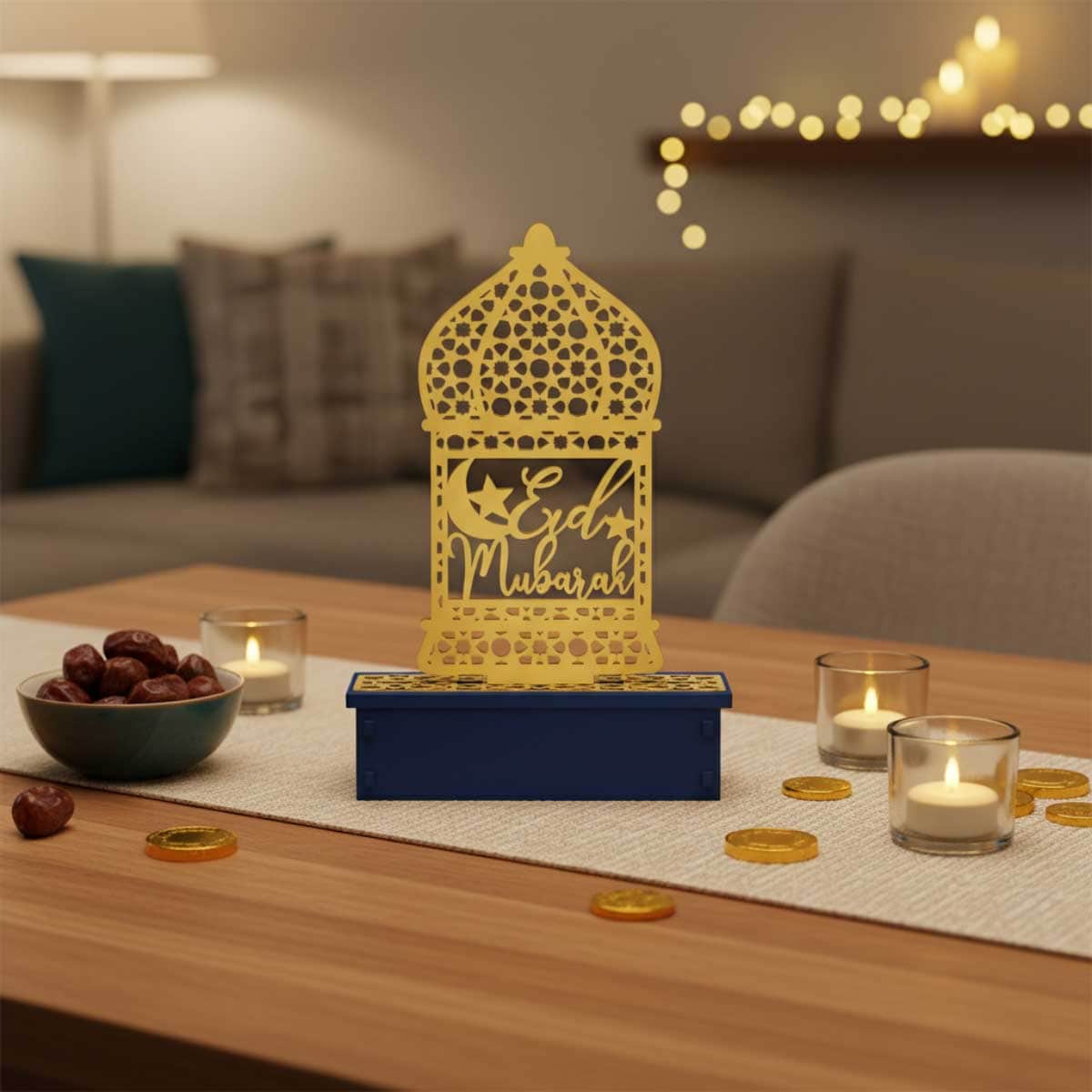 Party Centre Eid Light-Up Standing Decoration