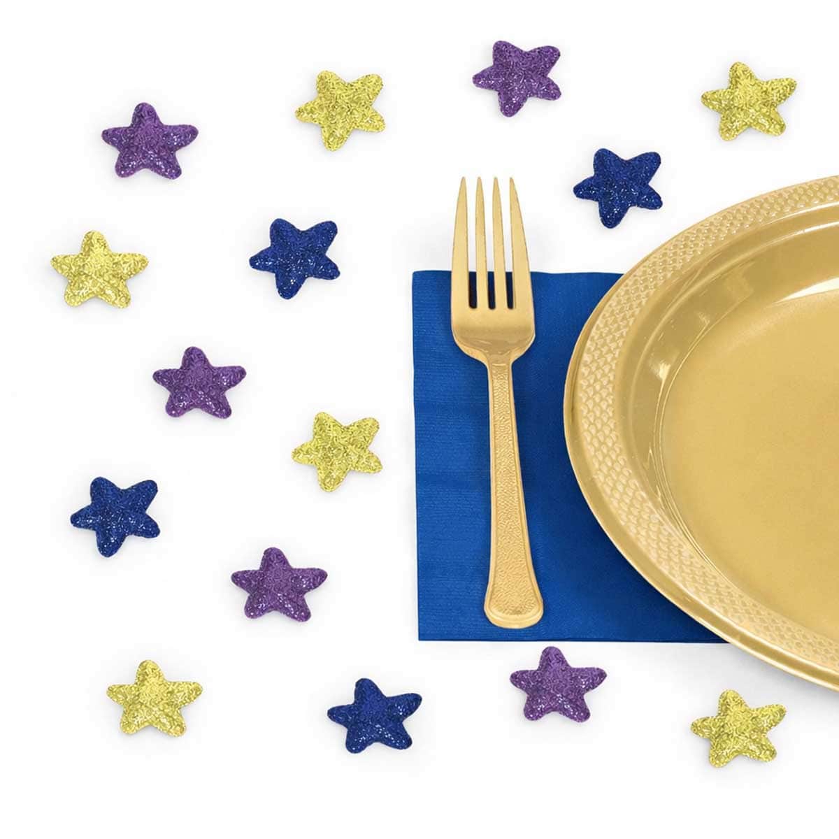 Party Centre Glitter Star & Moon Foam Scatters Decoration