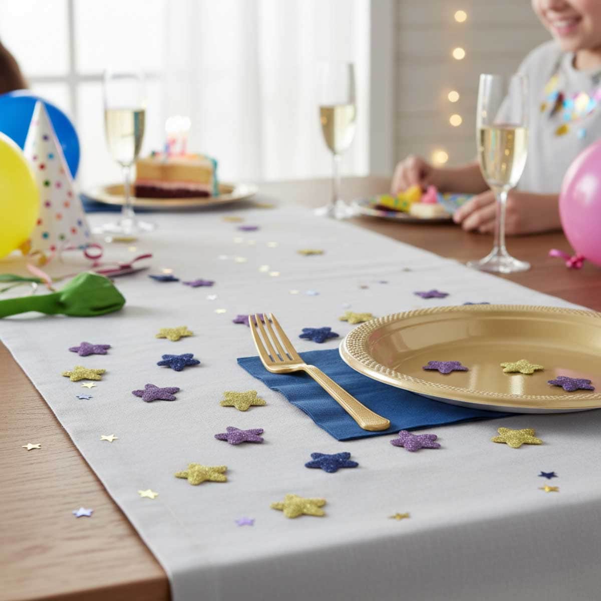Party Centre Glitter Star & Moon Foam Scatters Decoration