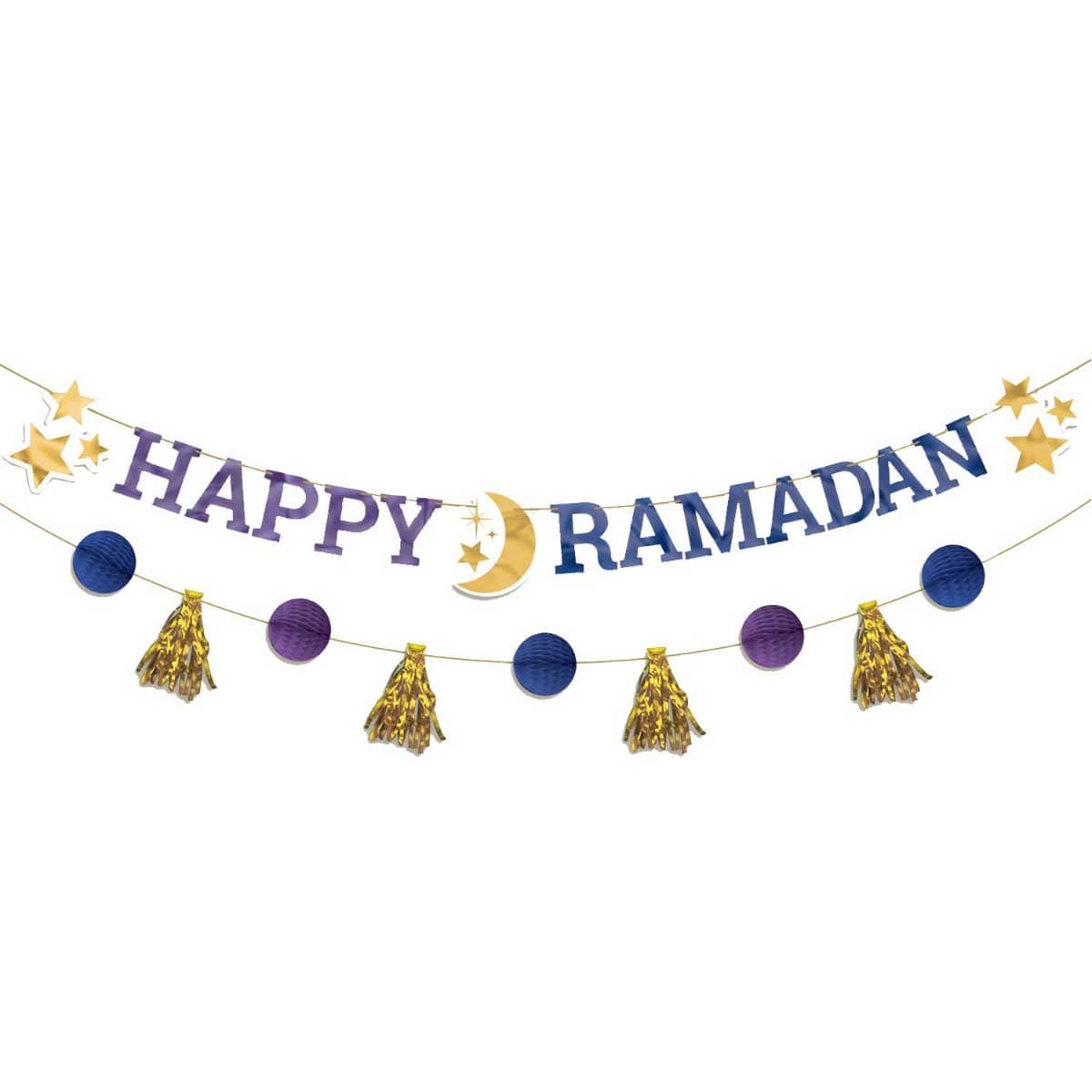Party Centre Happy Ramadan Letter Banner Kit