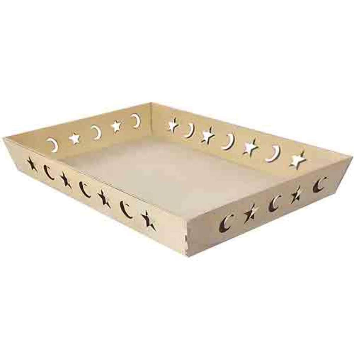 Party Centre Star & Moon Wood Serving Tray