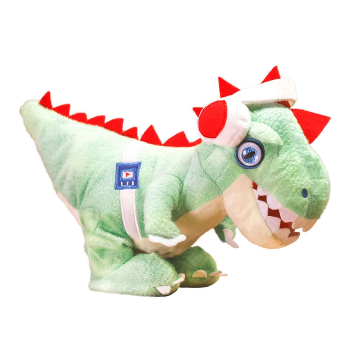 Party Pets Green DJ Electronix Rex Soft Plush Unisex, 3-4 Years