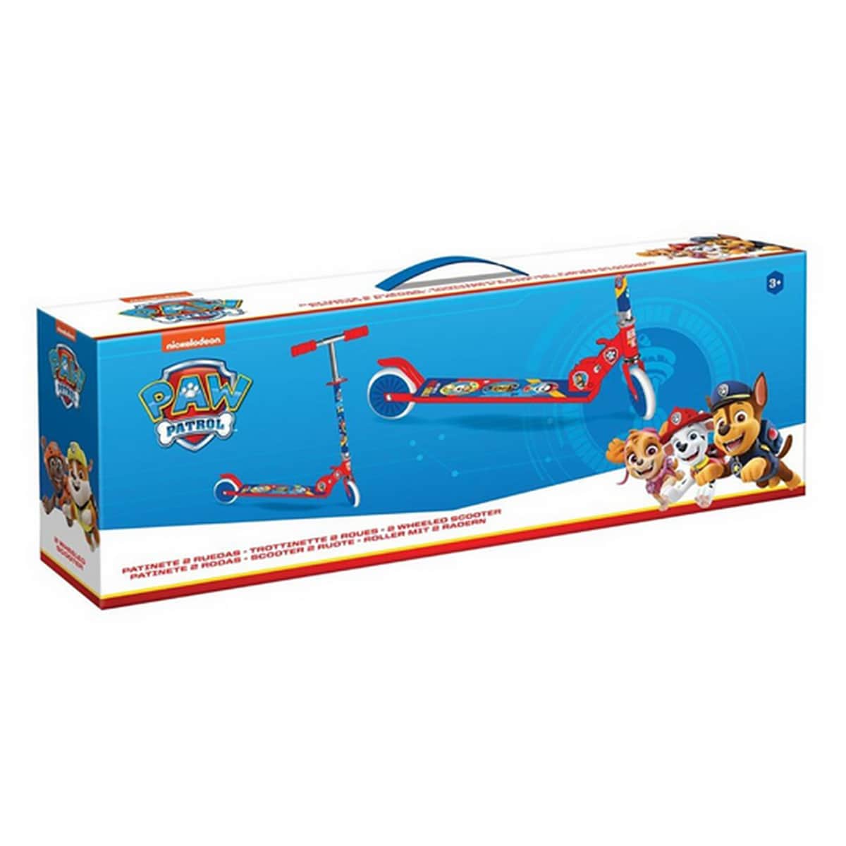 Paw Patrol 2-Wheel Non-Slip Front Plate Scooter Boys, 3-4 Years