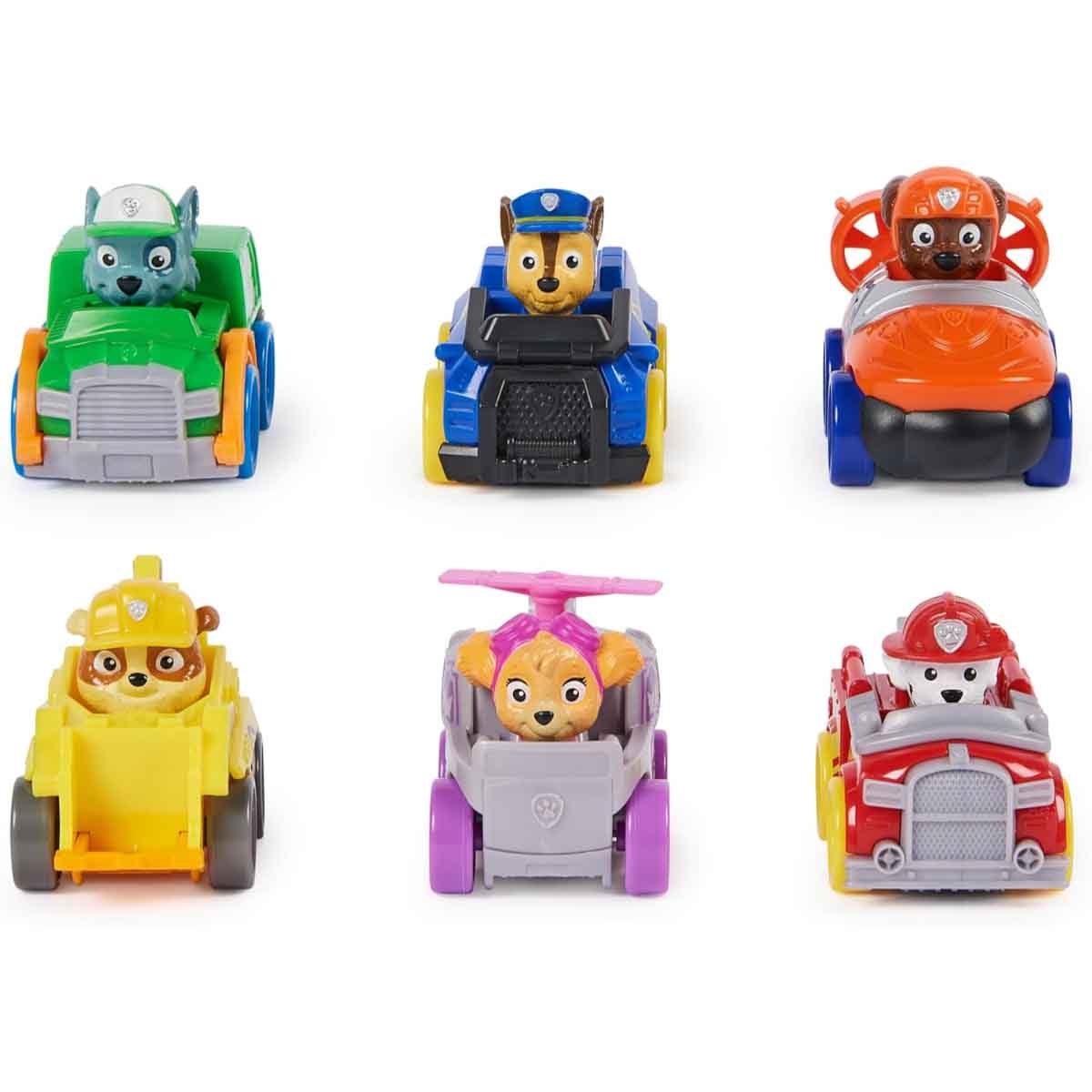 Paw Patrol 6-Piece Core Pup Squad Racer Set Unisex, 3-4 Years