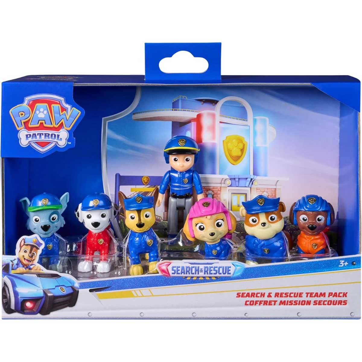 Paw Patrol 7-Piece Search & Rescue Team Pack Set Unisex, 3-4 Years