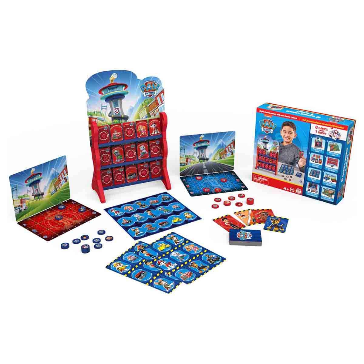 Paw Patrol 8 in 1 Board Game Unisex, 5-7 Years