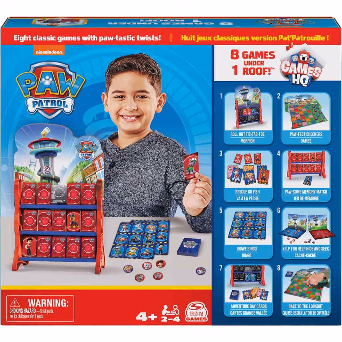 Paw Patrol 8 in 1 Board Game Unisex, 5-7 Years