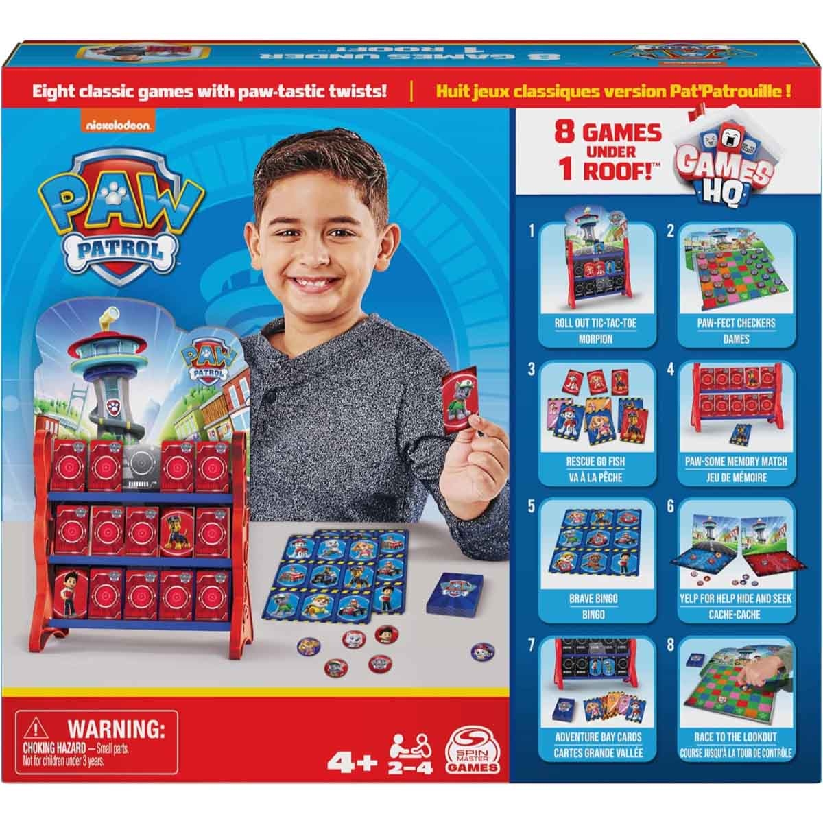 Paw Patrol 8 in 1 Board Game Unisex, 5-7 Years