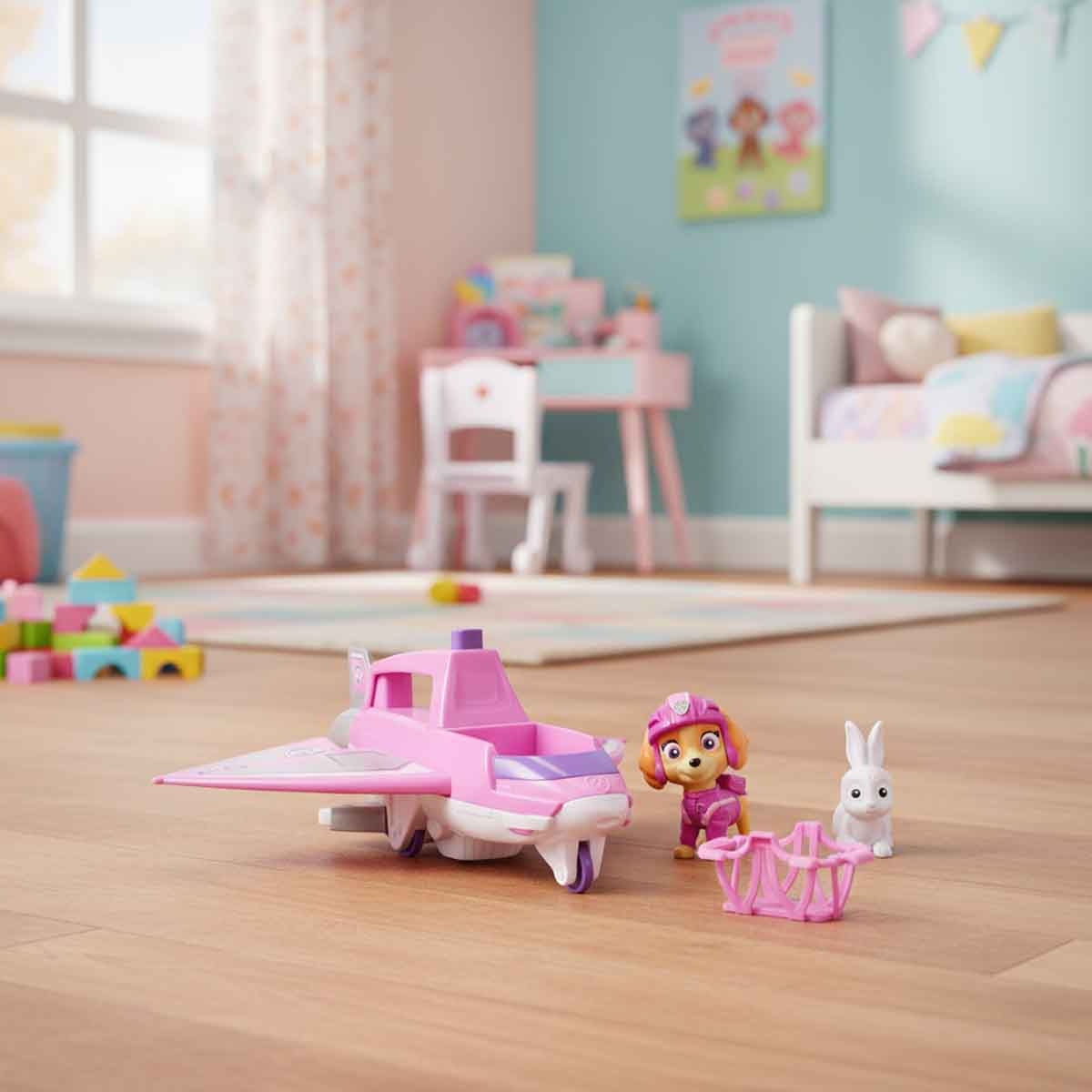 Paw Patrol Air Rescue Theme Assorted Toy Vehicle Playset Unisex, 3-4 Years