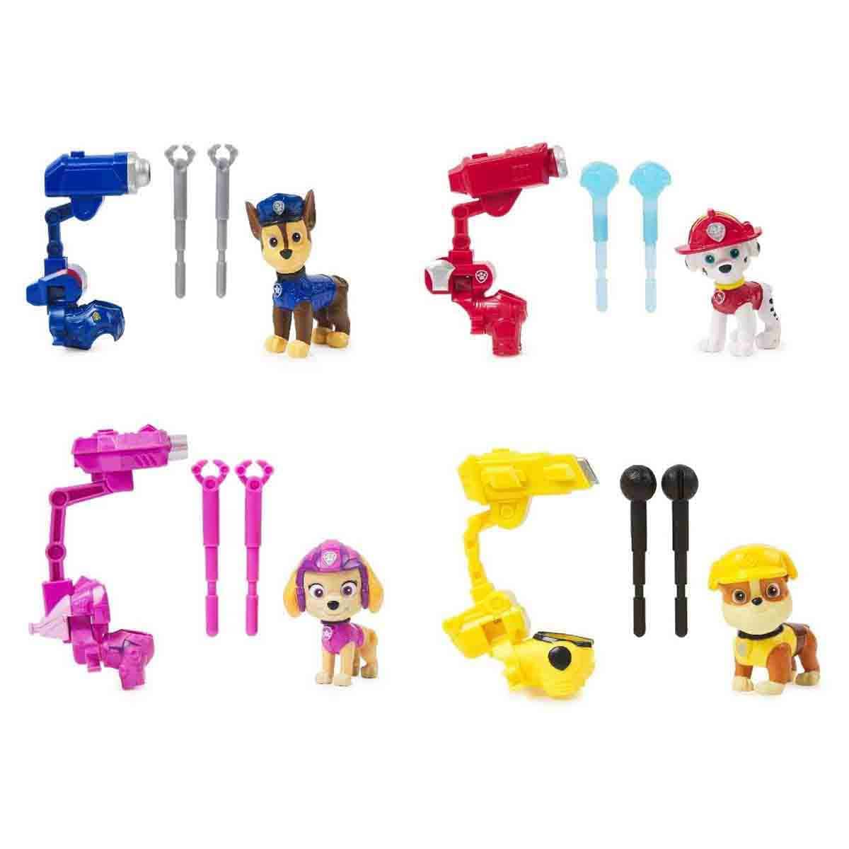Paw Patrol Assorted Mighty Movie Pup Heroes Figure Playset Unisex, 3-4 Years