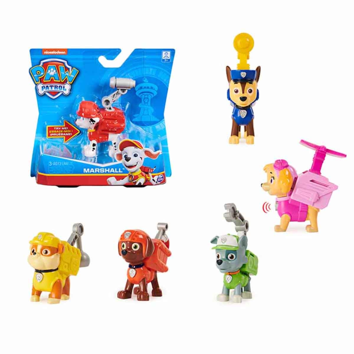 Paw Patrol Assorted Rubble Action Pack Playset Unisex, 3-4 Years