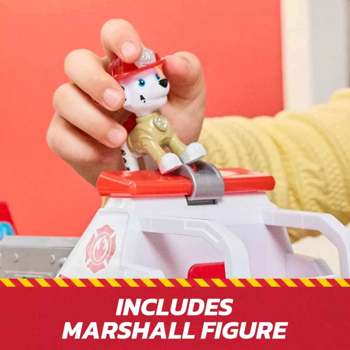 Paw Patrol Fire Rescue Deluxe Fire Truck Toy Vehicle Unisex, 3-4 Years