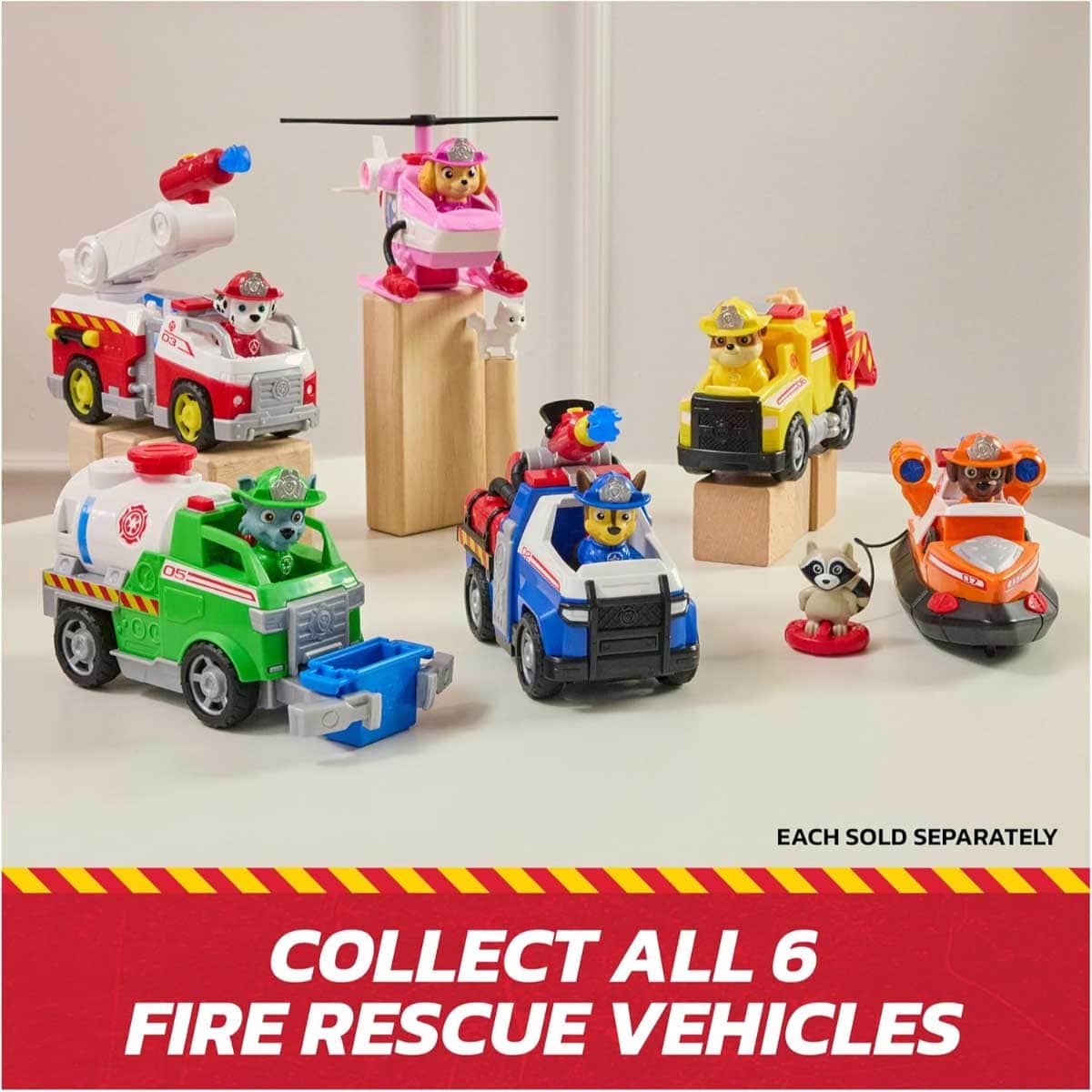 Paw Patrol Fire Rescue Large Vehicle & Chase Toy Playset Unisex, 3-4 Years