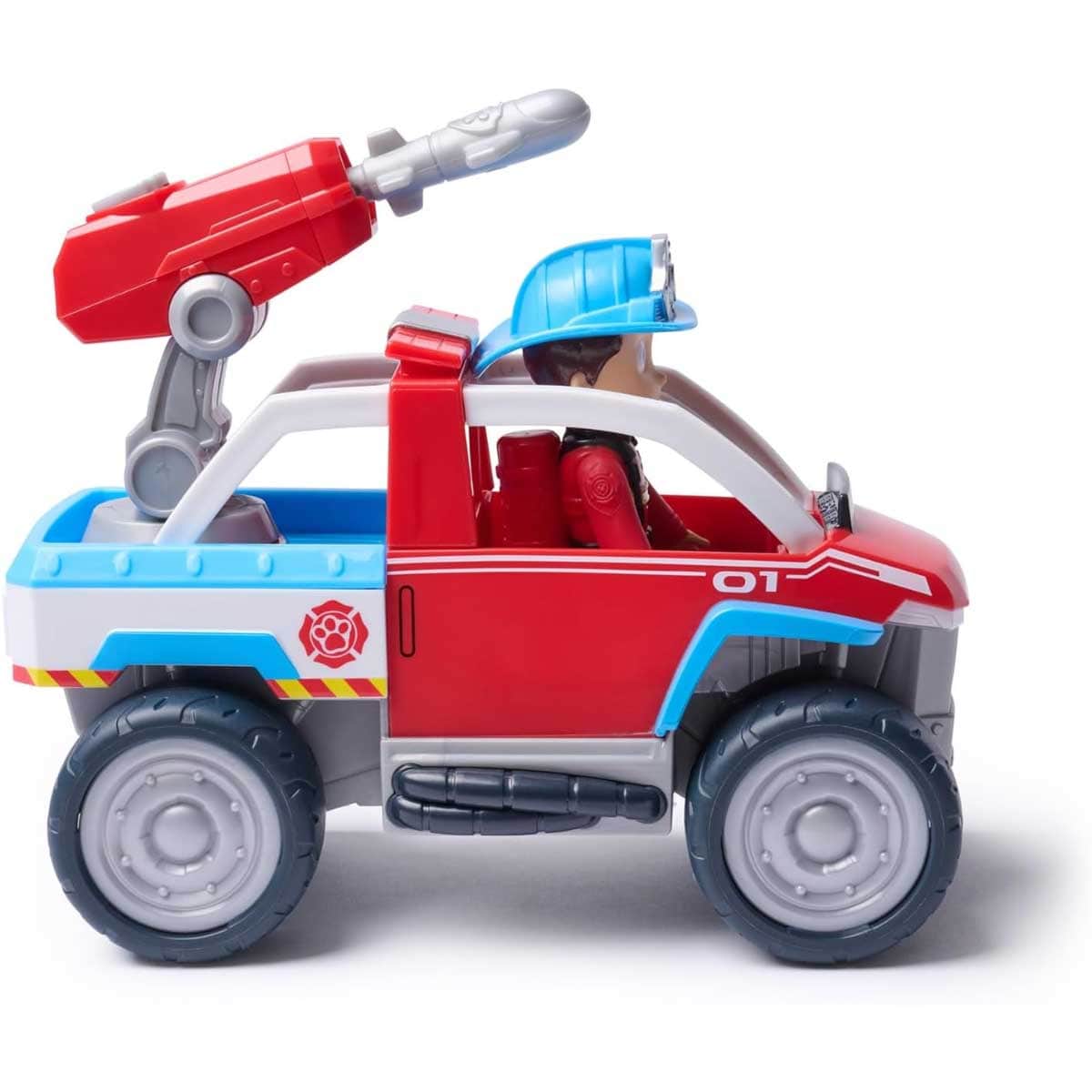 Paw Patrol Fire Rescue Large Vehicle & Ryder Toy Playset Unisex, 3-4 Years