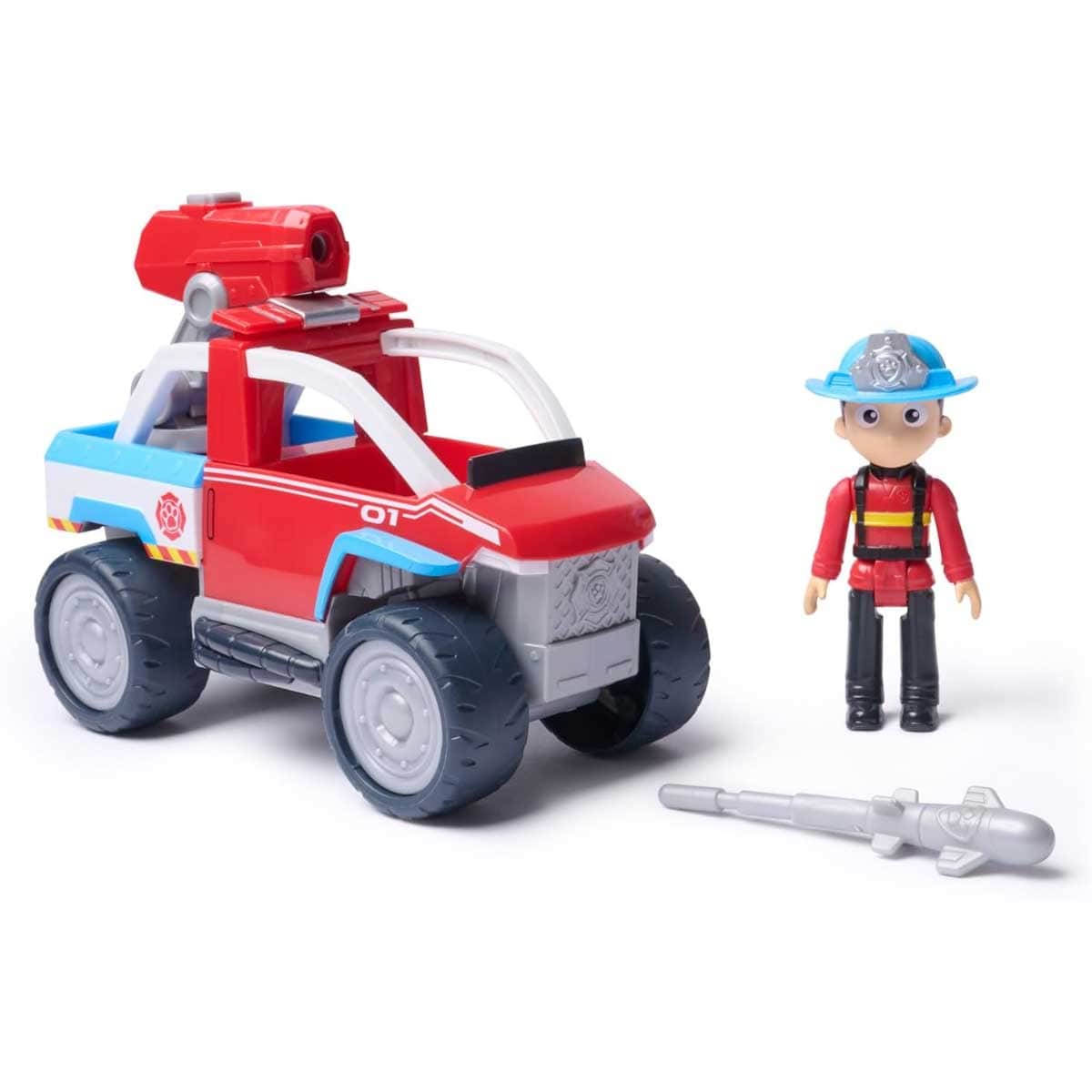 Paw Patrol Fire Rescue Large Vehicle & Ryder Toy Playset Unisex, 3-4 Years