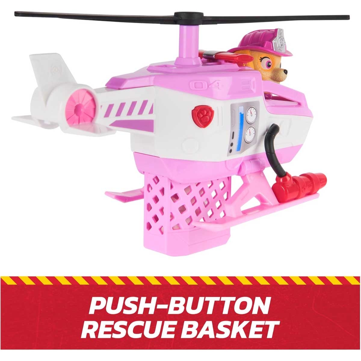 مجموعة ألعاب باو باترول: مركبة إطفاء كبيرة وسكاي، مناسبة للجنسين، من 3 إلى 4 سنوات