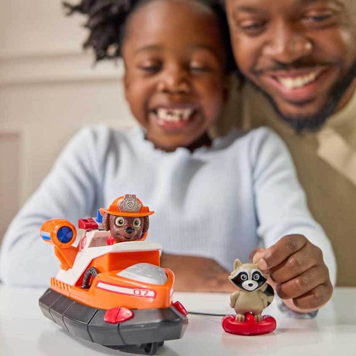 Paw Patrol Fire Rescue Large Vehicle & Zuma Toy Playset Unisex, 3-4 Years