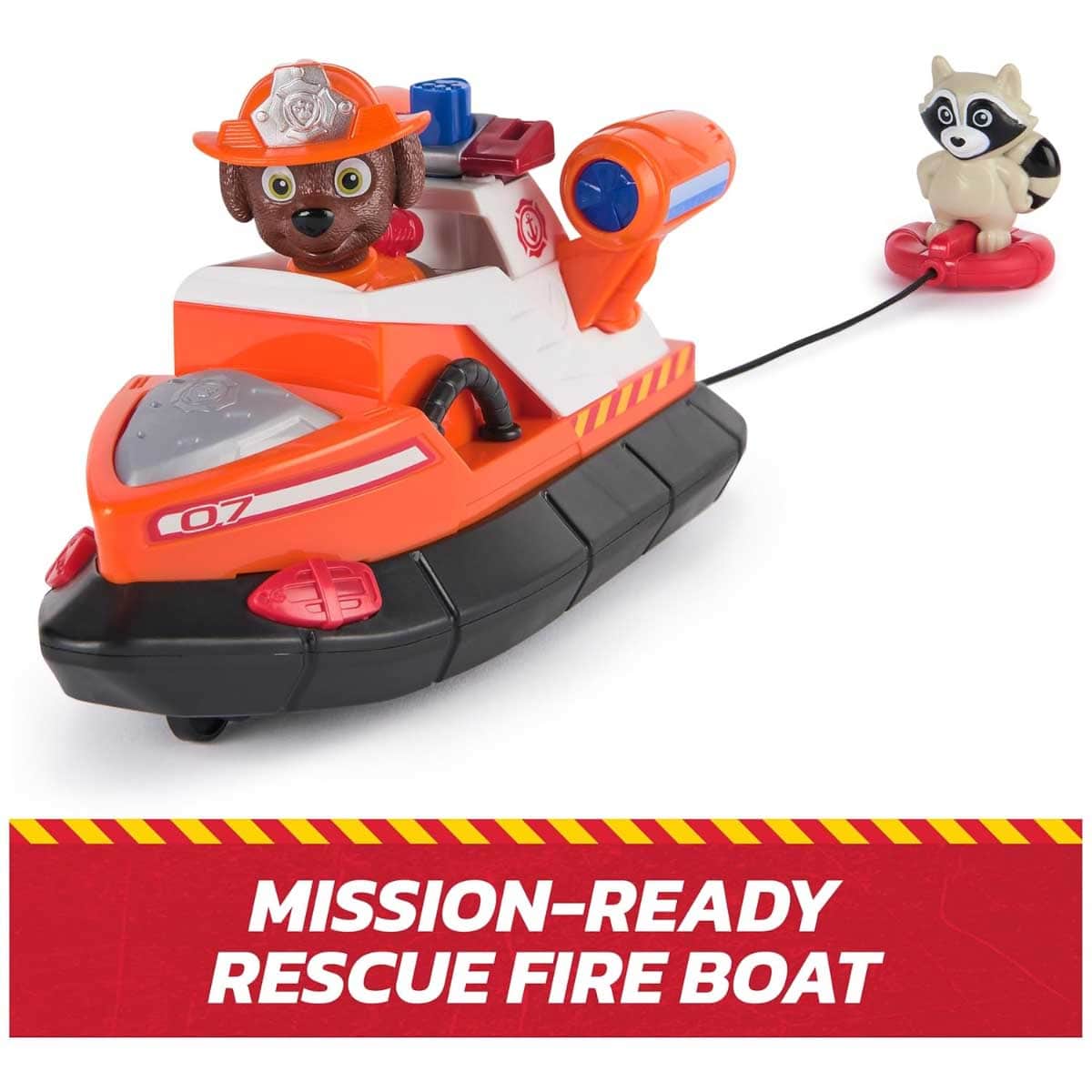 Paw Patrol Fire Rescue Large Vehicle & Zuma Toy Playset Unisex, 3-4 Years