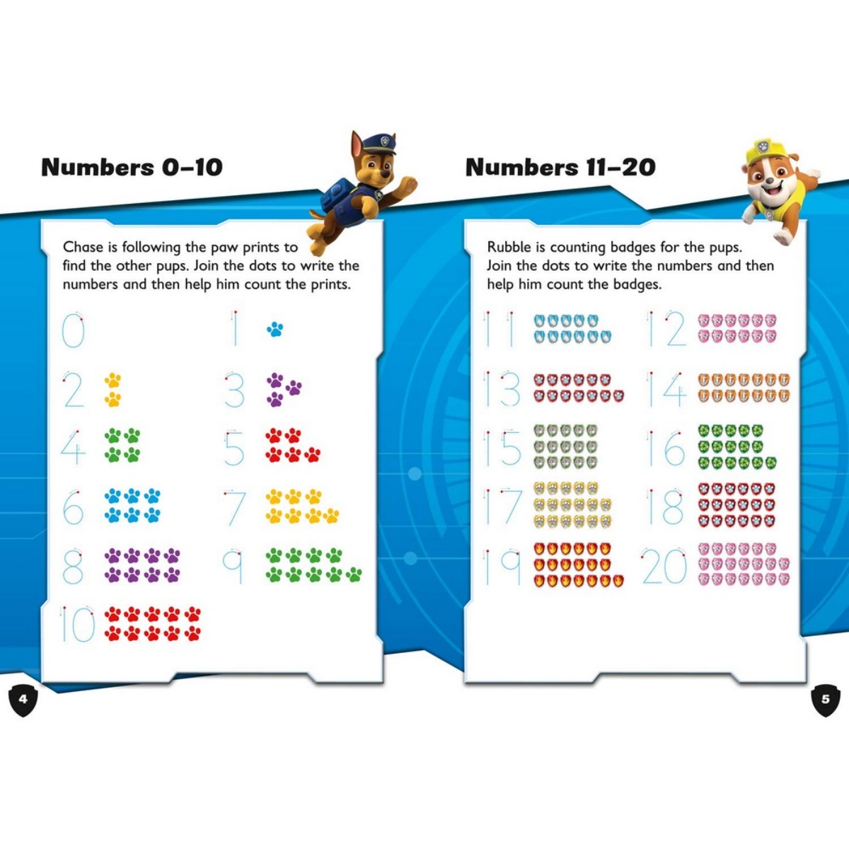 PAW Patrol First Counting Activity Book : استعد للمدرسة! تأليف كولينز بريسكول - 13 مايو 2021