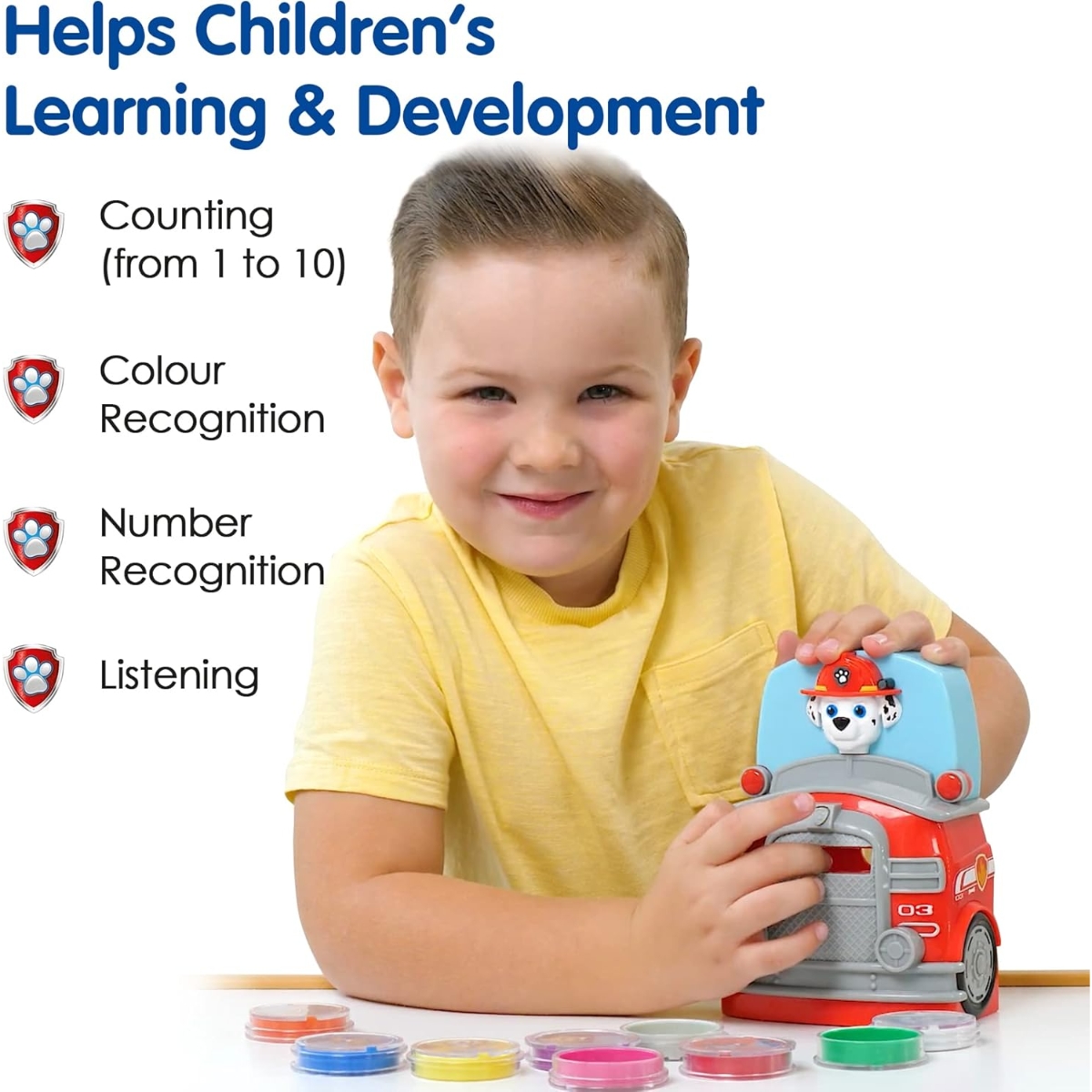 باو باترول لعبة تفاعلية للعد مع مارشال للجنسين، 3-4 سنوات