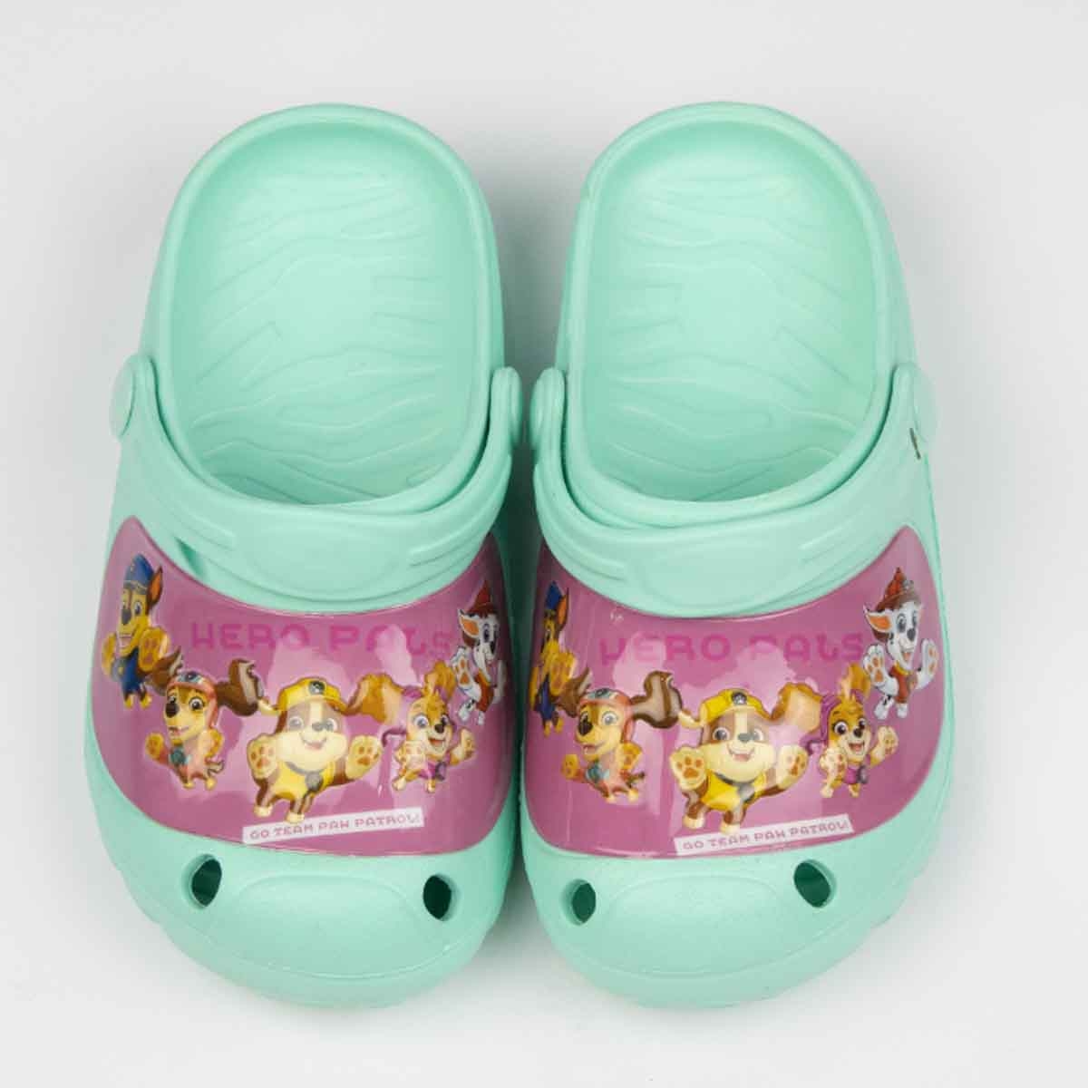 Paw Patrol EU Aquamarine Lightweight & Comfortable Slip-On Sandals Kids Klogs Unisex