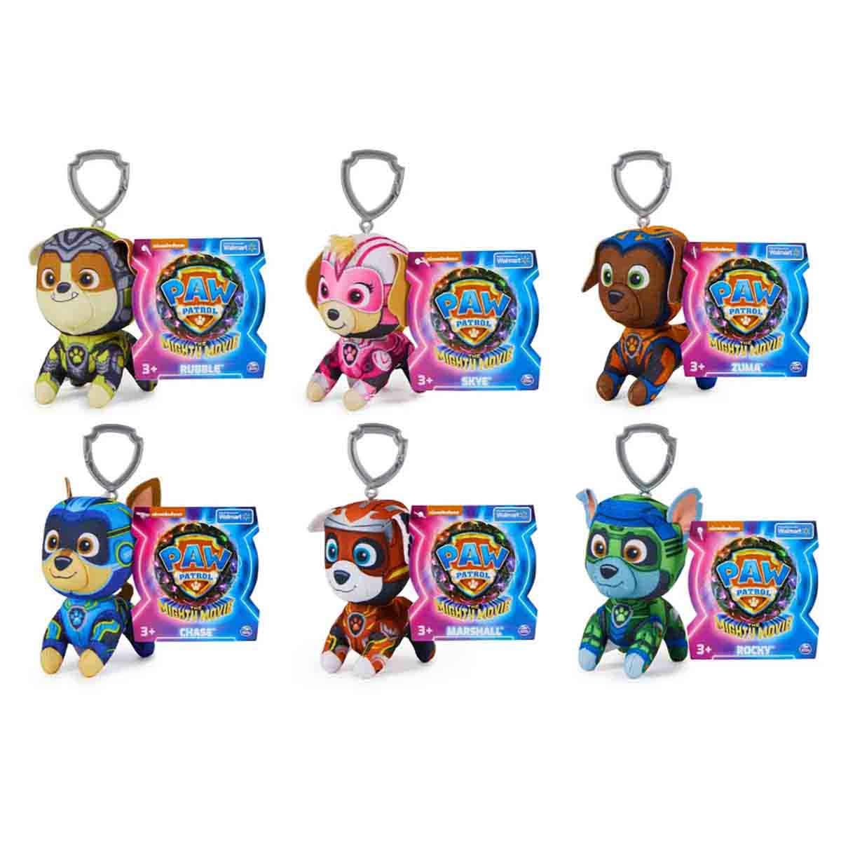 Paw Patrol-Movie Assorted Mini Plush Figure Unisex, 3-4 Years