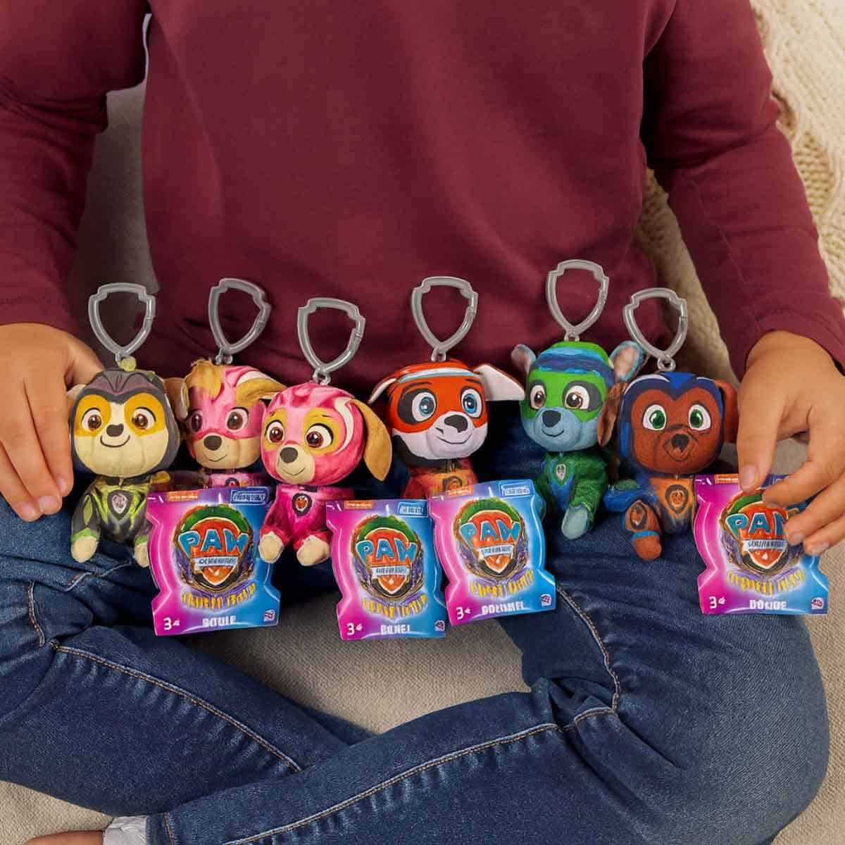 Paw Patrol-Movie Assorted Mini Plush Figure Unisex, 3-4 Years