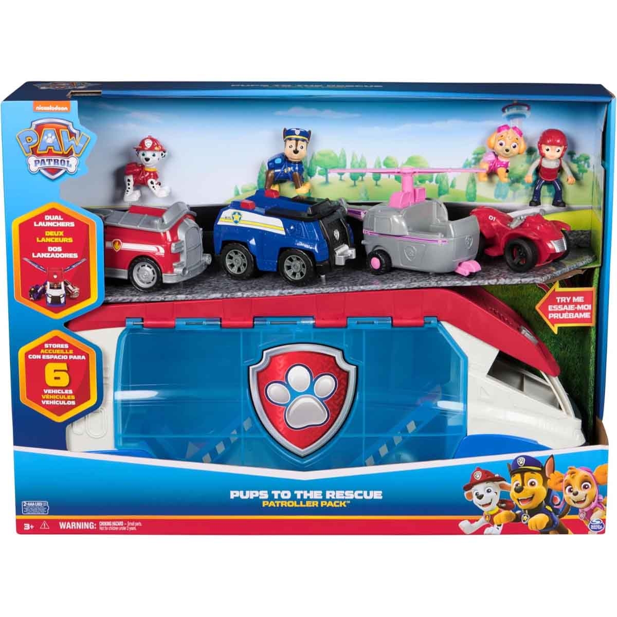 Paw Patrol Pups to the Rescue Patroller Playset Unisex, 3-4 Years