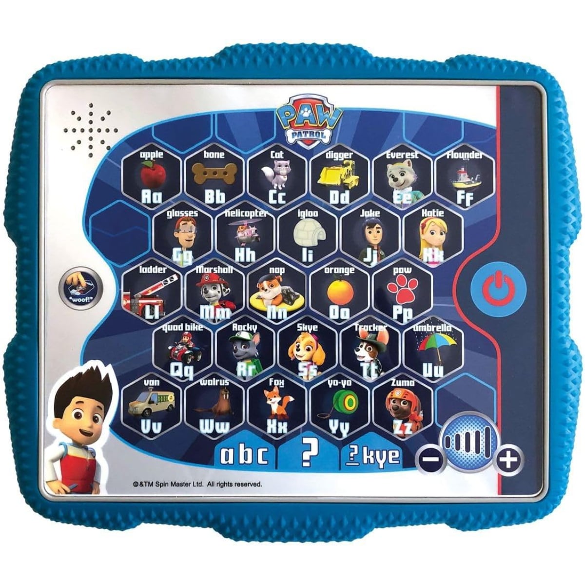 Paw Patrol Ryders Alphabet Tablet Unisex, 3-4 Years