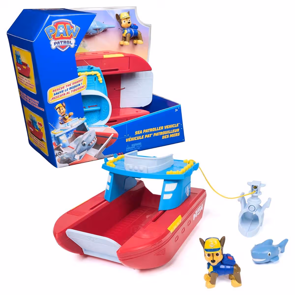 Paw Patrol Sea Patroller Set Unisex, 3-4 Years