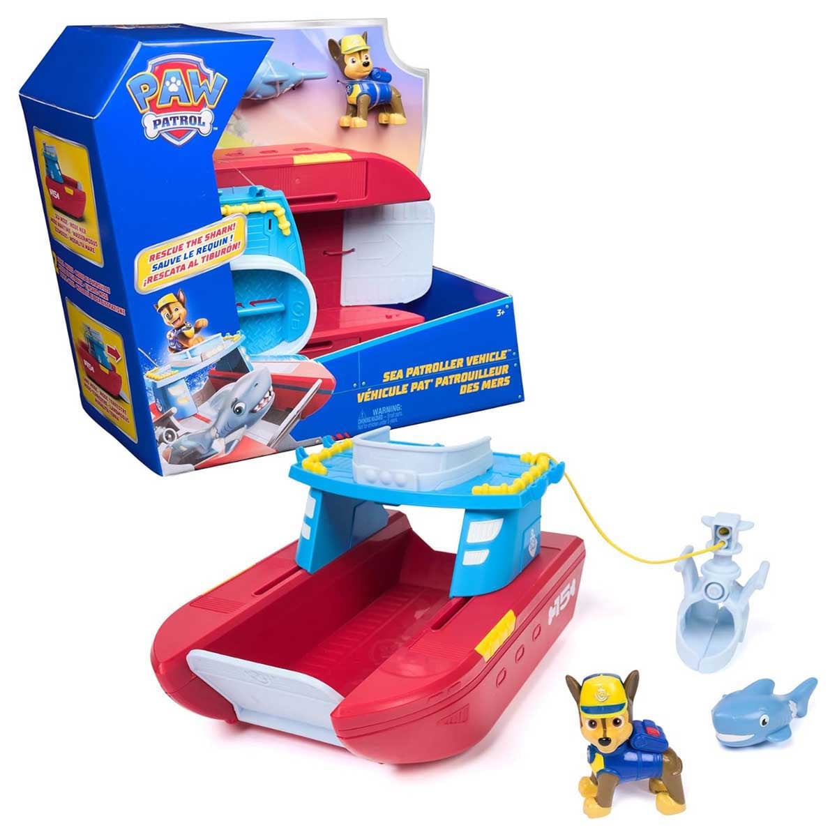 Paw Patrol Sea Patroller Set Unisex, 3-4 Years