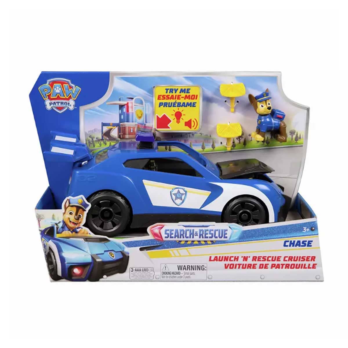 Paw Patrol Search & Rescue Cruiser with Chase Vehicle Playset Unisex, 3-4 Years