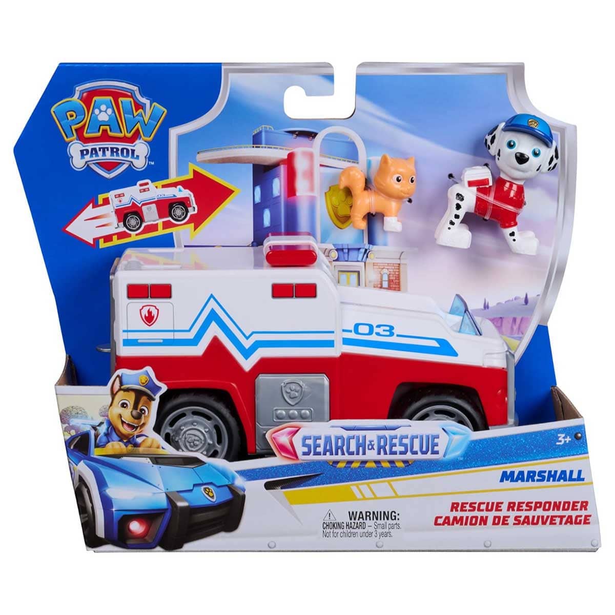 Paw Patrol Search & Rescue Responder Playset Unisex, 3-4 Years