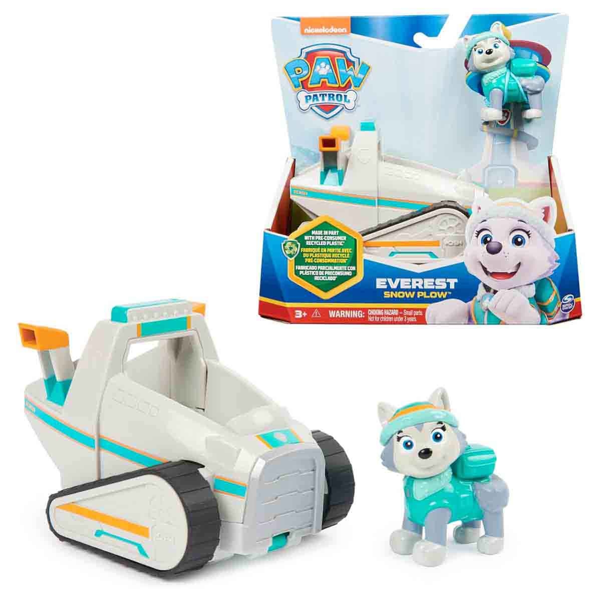Paw Patrol Sustainable Basic Everest Snow Plow Vehicle Playset Unisex, 3-4 Years