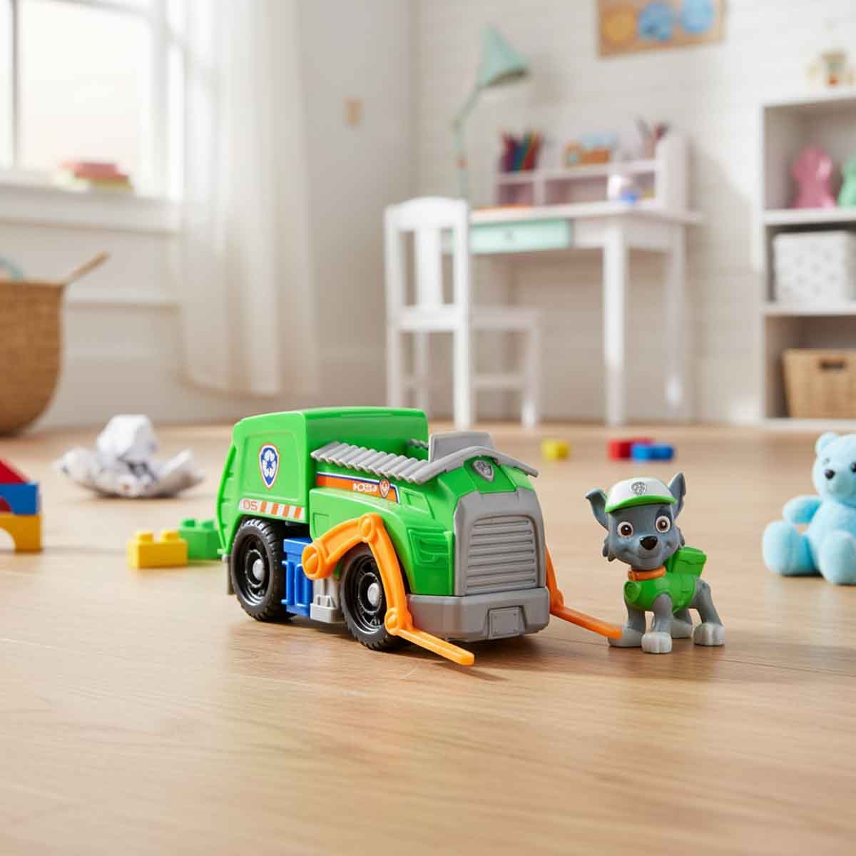 Paw Patrol Sustainable Basic Rocky Toy Vehicle Unisex, 3-4 Years