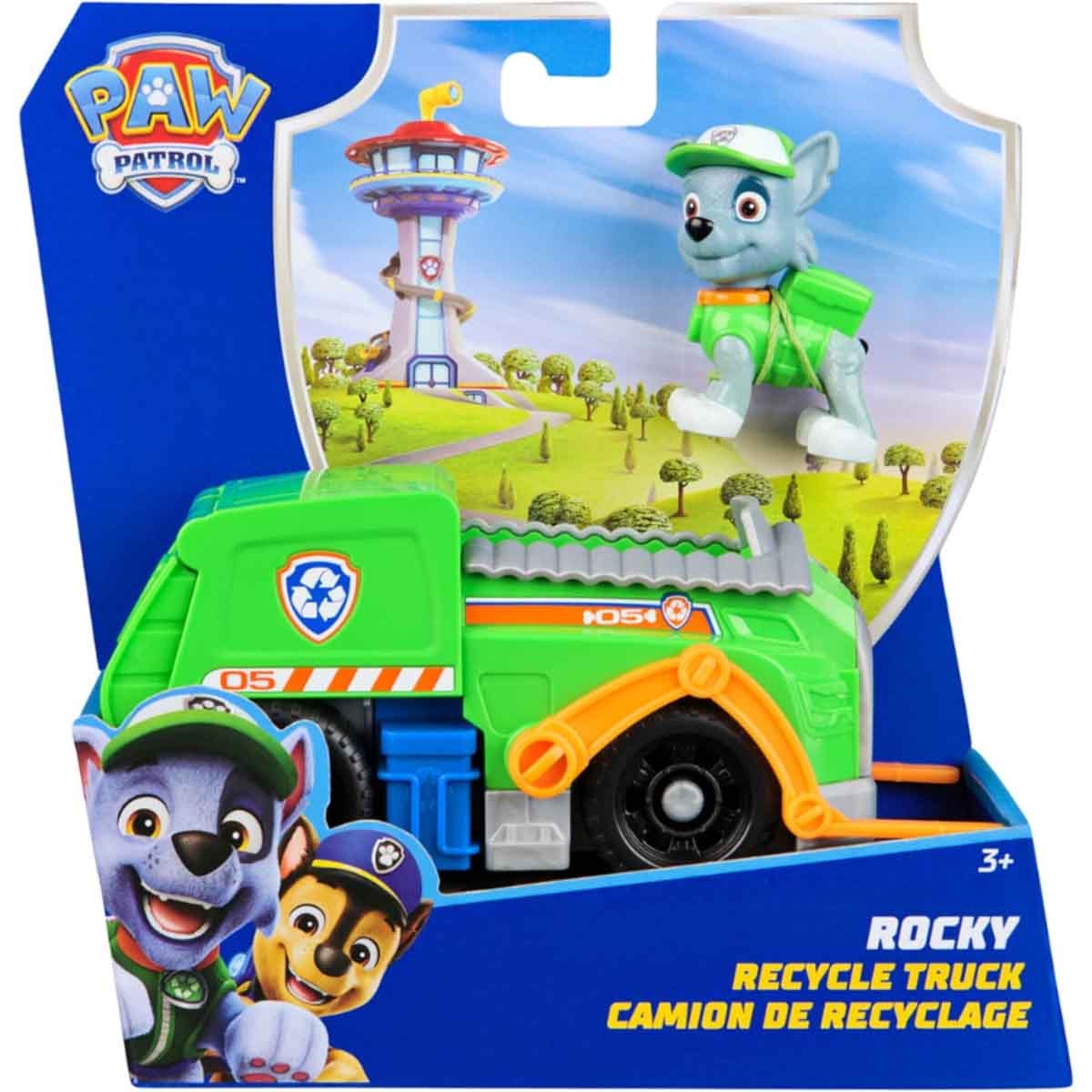 Paw Patrol Sustainable Basic Rocky Toy Vehicle Unisex, 3-4 Years