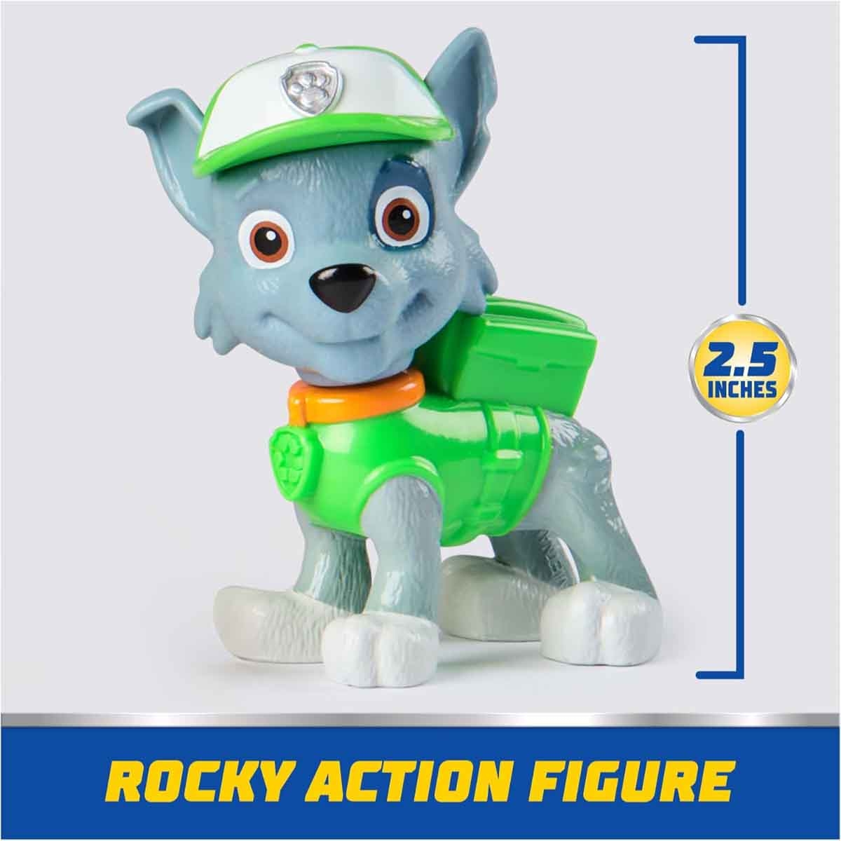 Paw Patrol Sustainable Basic Rocky Toy Vehicle Unisex, 3-4 Years