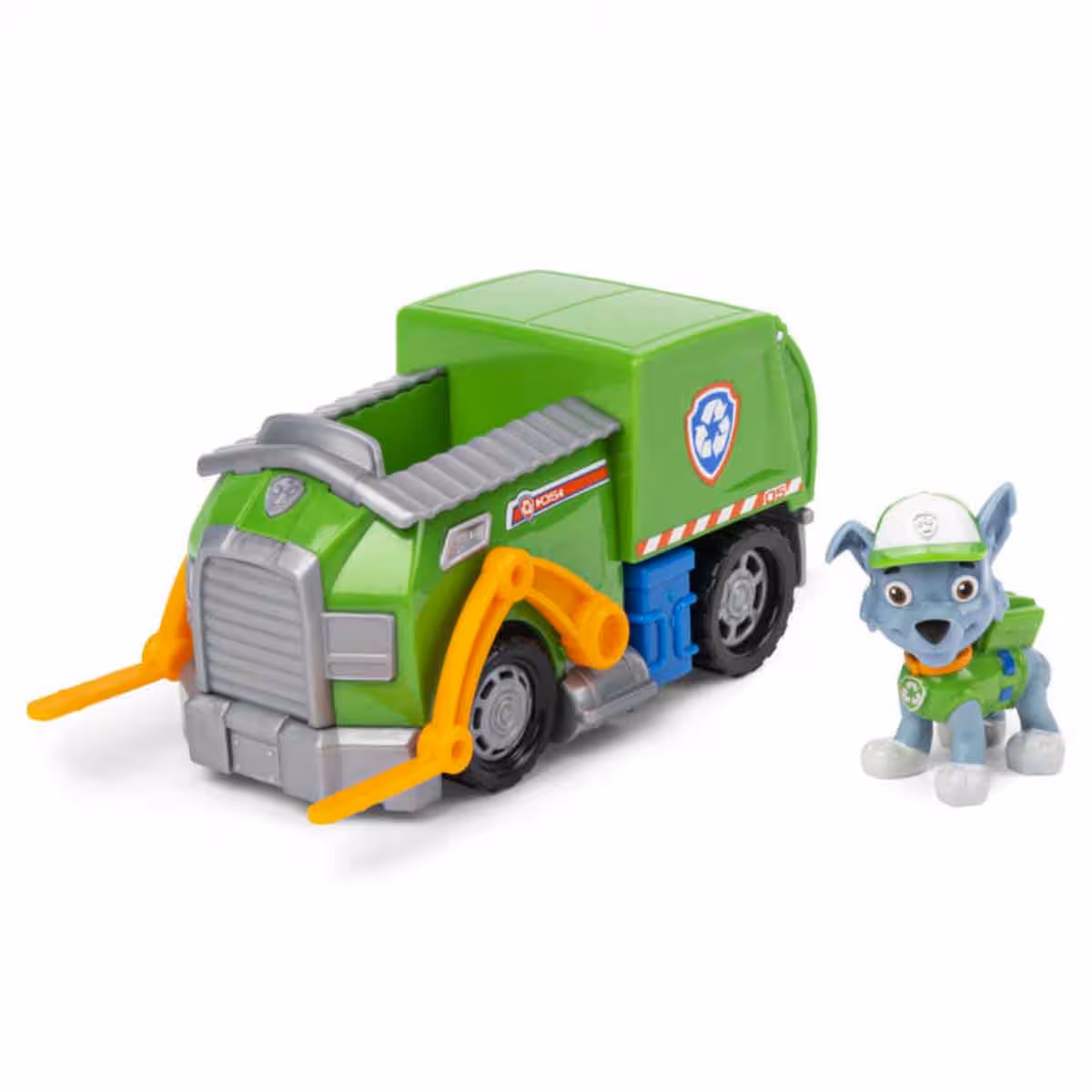 Paw Patrol Sustainable Basic Vehicle Rocky Recycle Truck Playset Unisex, 3-4 Years